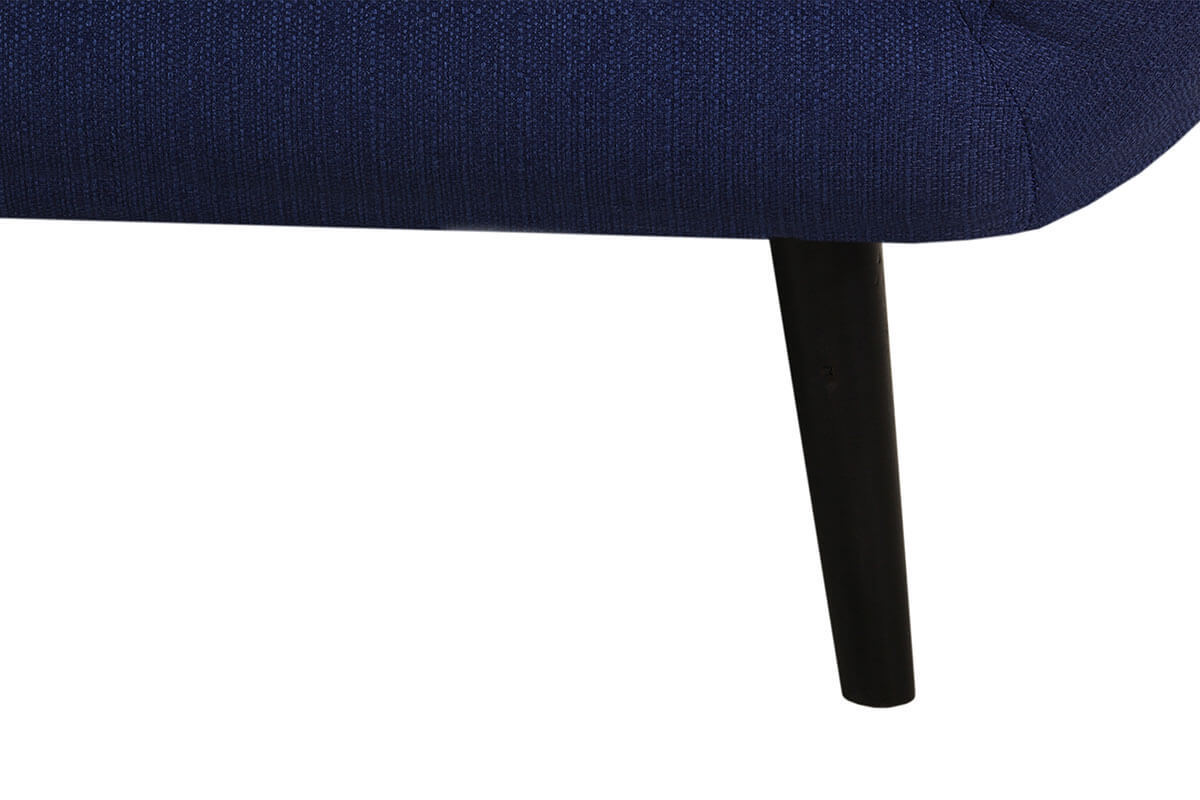 Canap� design 3 places en tissu bleu roi RICHIE