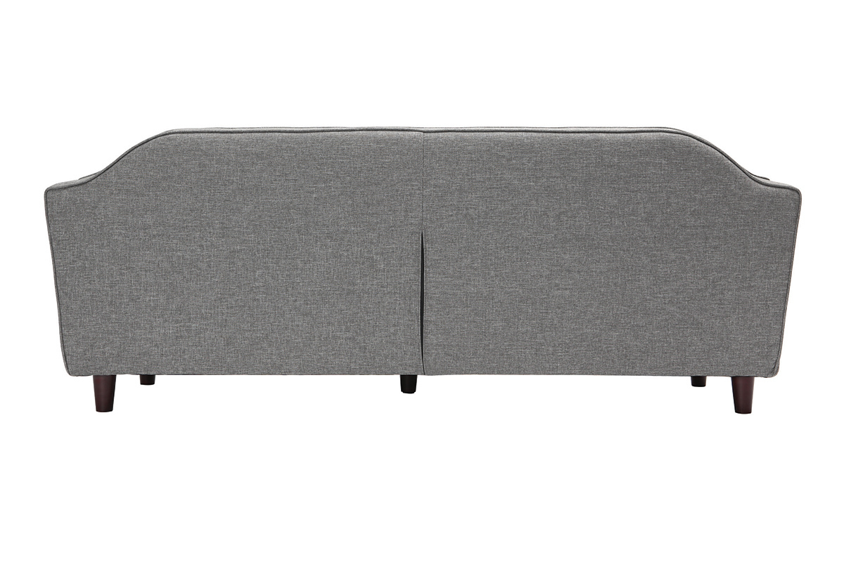 Canap� design 3 places en tissu gris SOVHA