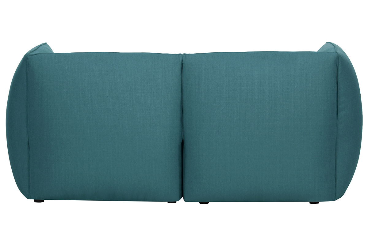 Canap design modulable bleu canard 2 places MODULO