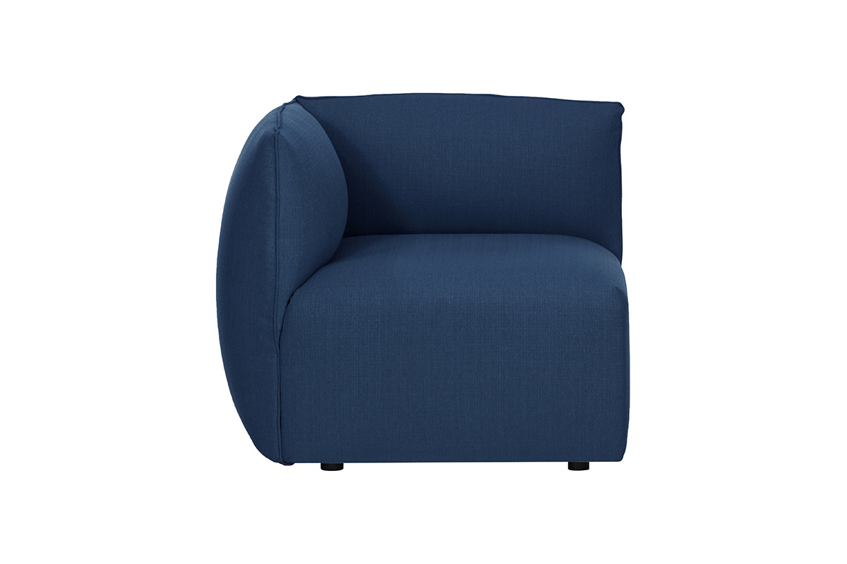 Canap design modulable bleu fonc 2 places MODULO