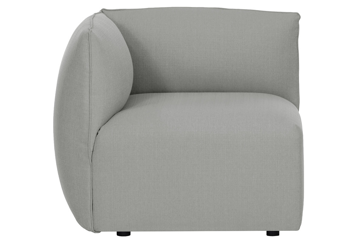 Canap design modulable gris 2 places MODULO