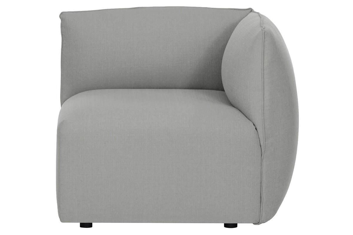 Canap design modulable gris 2 places MODULO