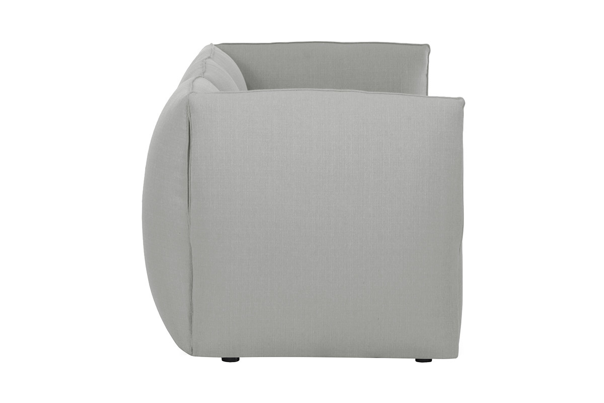 Canap design modulable gris 3 places MODULO
