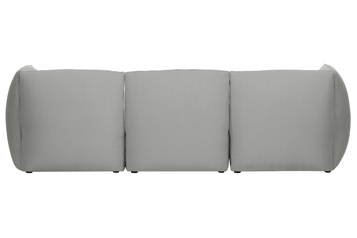 Canap design modulable gris 3 places MODULO