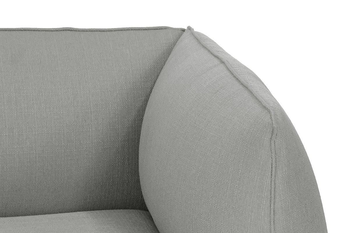 Canap design modulable gris 3 places MODULO