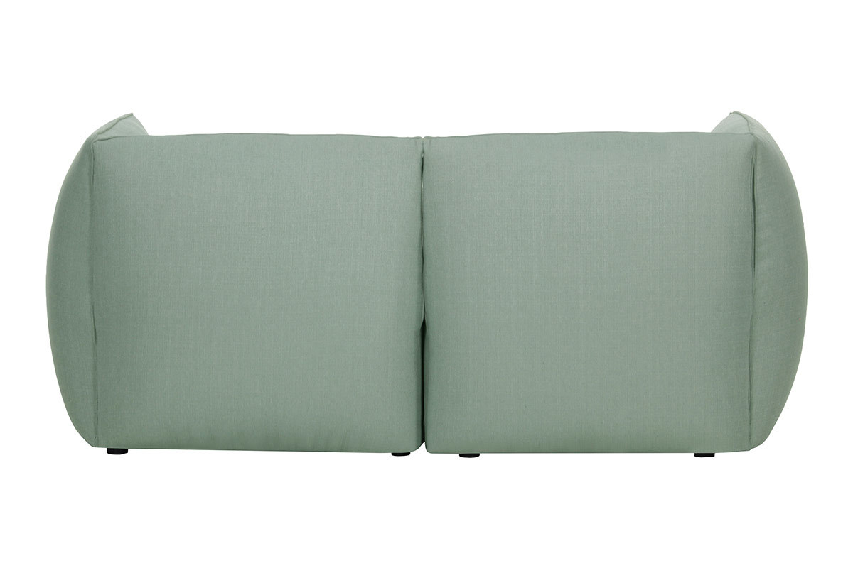 Canap design modulable vert menthe 2 places MODULO