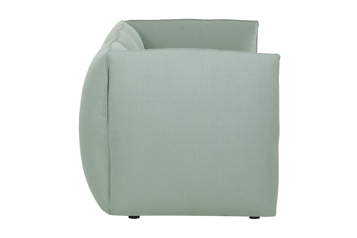 Canap design modulable vert menthe 3 places MODULO