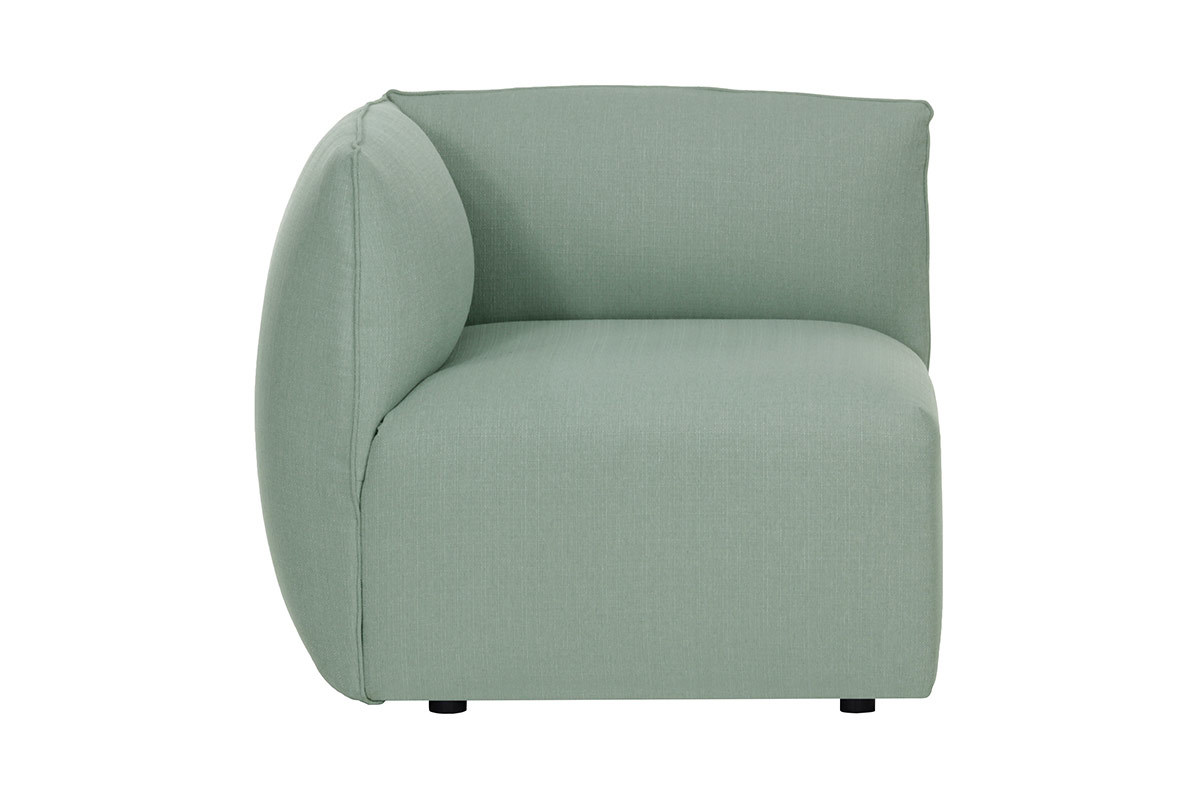 Canap design modulable vert menthe 3 places MODULO