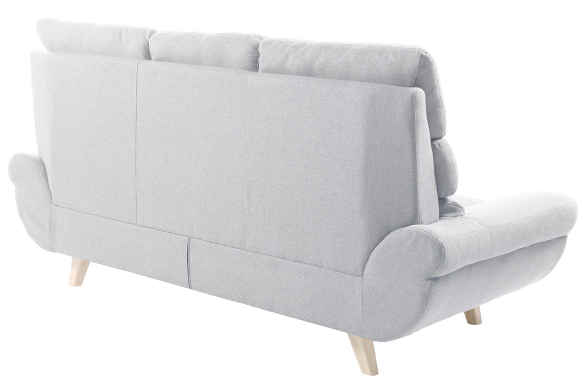 Canap� design scandinave 3 places gris NORDIK