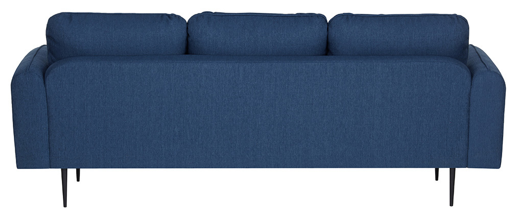 Canapé design tissu bleu foncé 3 places SIDI