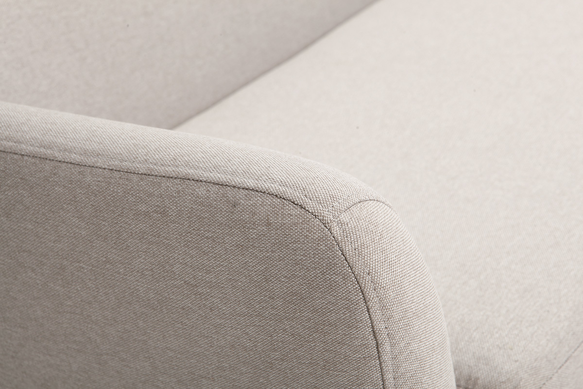 Canap� vintage 3 places gris clair MARKUS