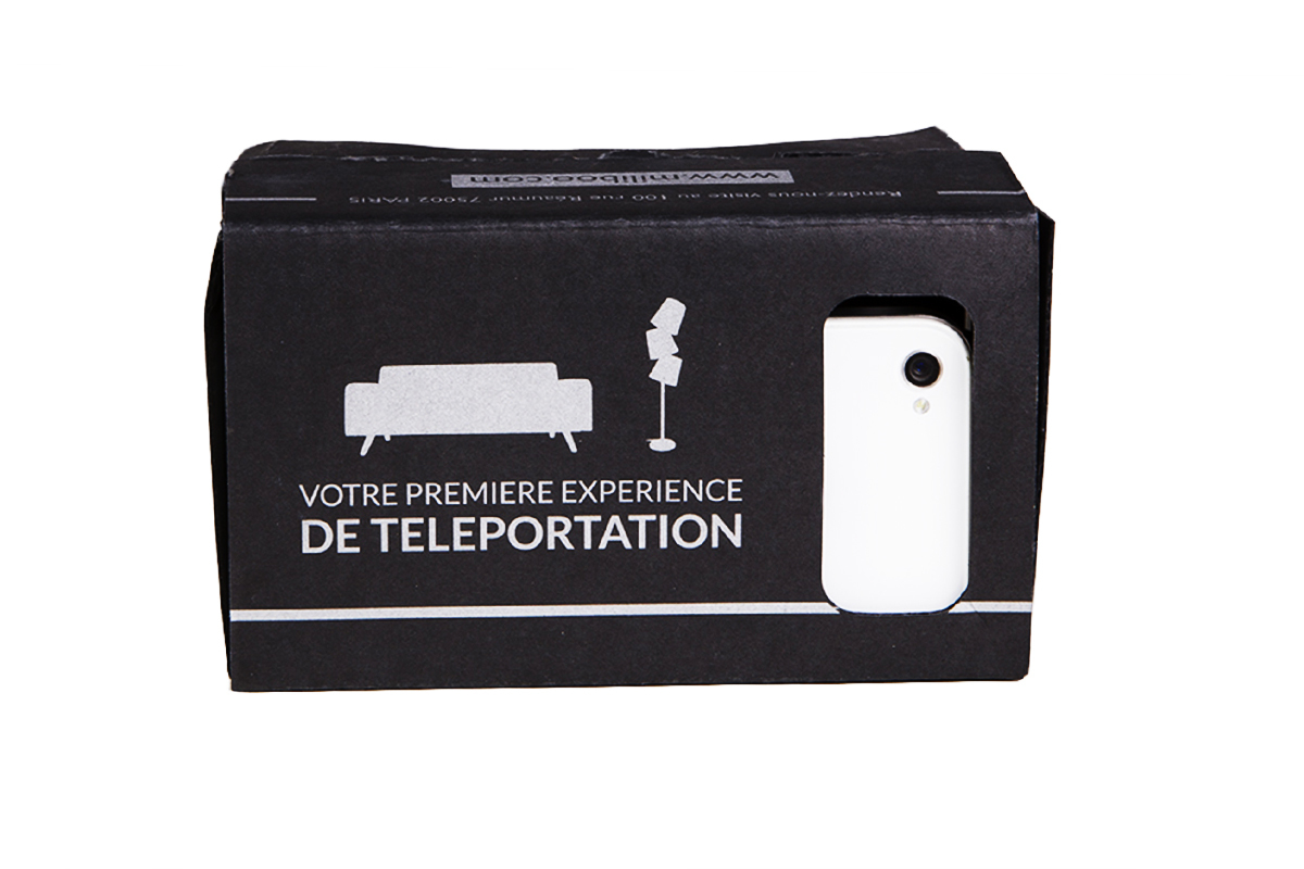 Casque ralit augmente 3D  MILICARDBOARD