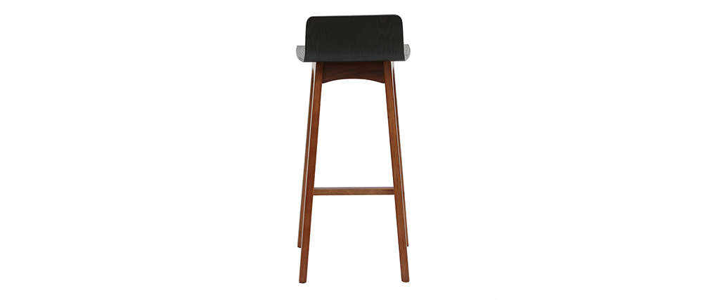 Chaise de bar noire 75 cm BALTIK
