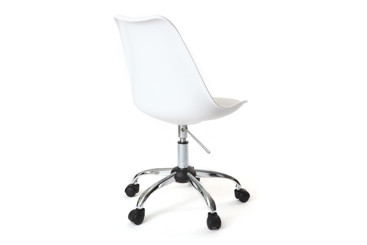 Chaise de bureau design blanche NEW STEEVY
