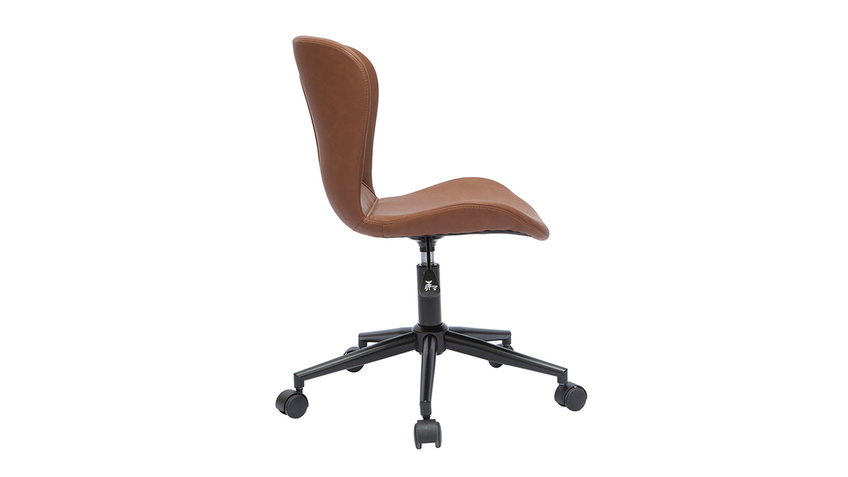 Chaise de bureau design marron JOSH