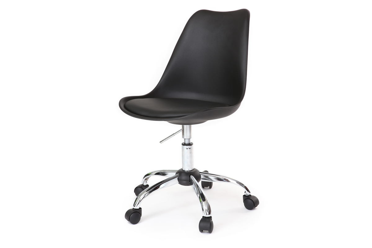 Chaise de bureau design noire NEW STEEVY