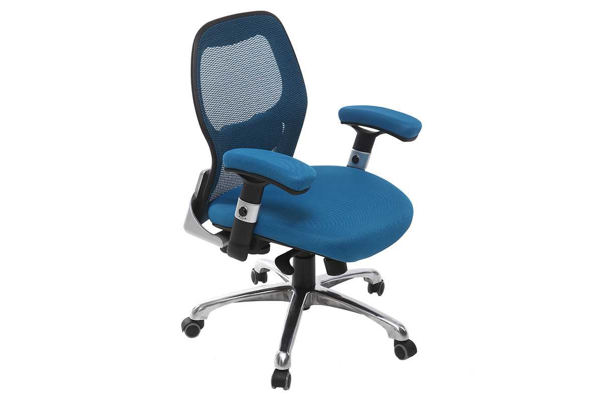 Chaise de bureau ergonomique bleu ULTIMATE V2
