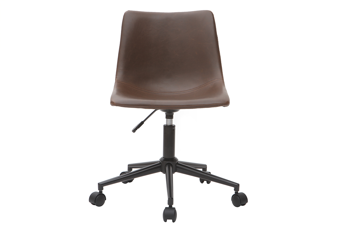 Chaise de bureau vintage marron NEW ROCK
