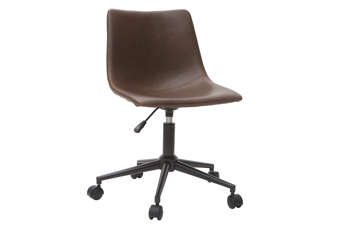 Chaise de bureau vintage marron NEW ROCK