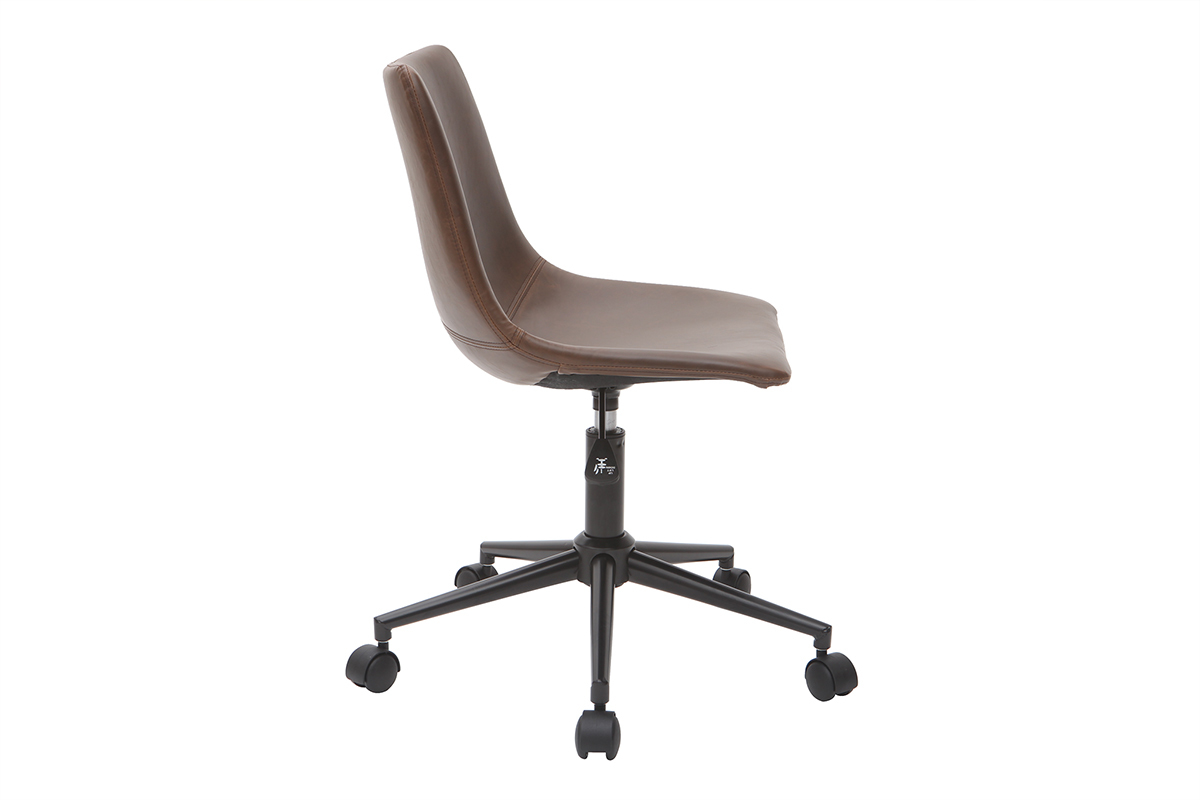 Chaise de bureau vintage marron NEW ROCK