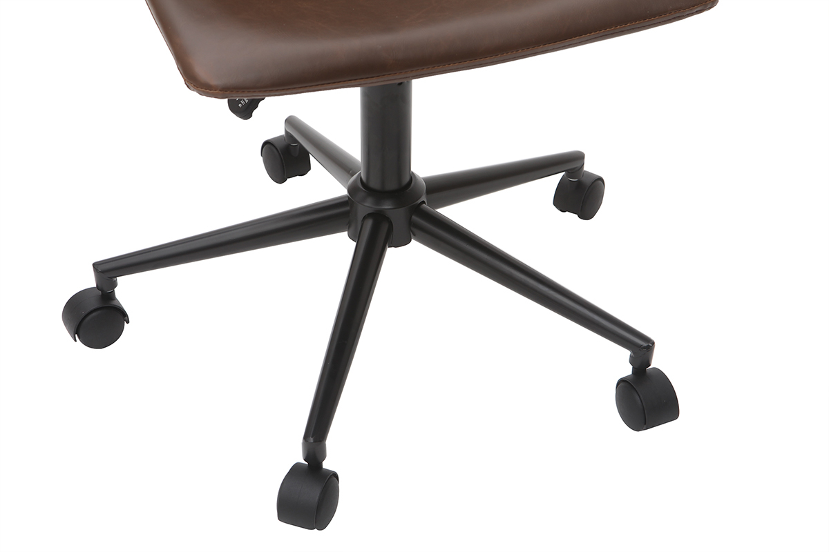 Chaise de bureau vintage marron NEW ROCK