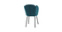 Chaise design en velours bleu pétrole FLOS