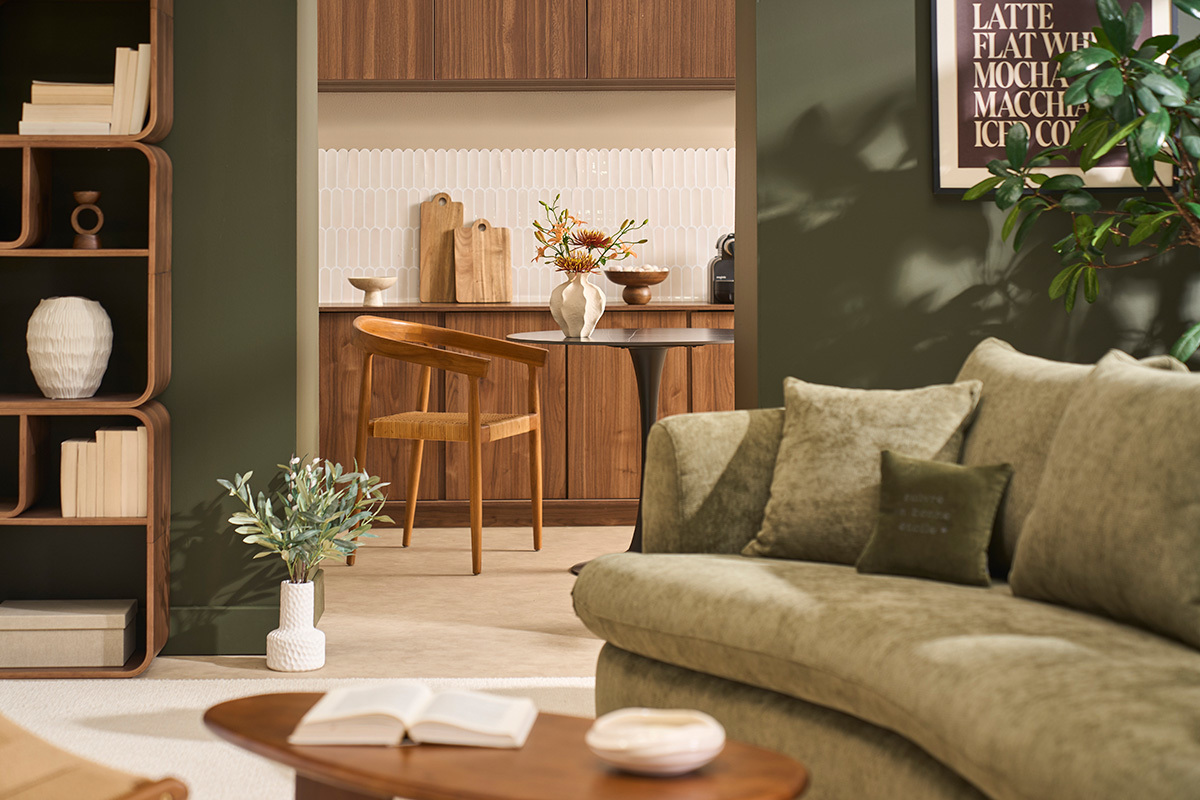 Chaise ethnique en bois teck massif et cannage rotin NEGARA