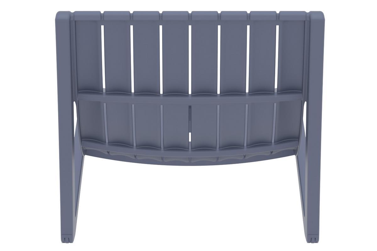 Chaise longue design grise SLIDO