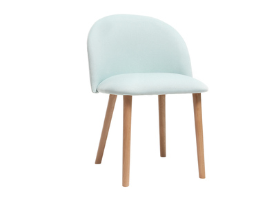Chaise scandinave menthe &agrave; l'eau et bois CELESTE