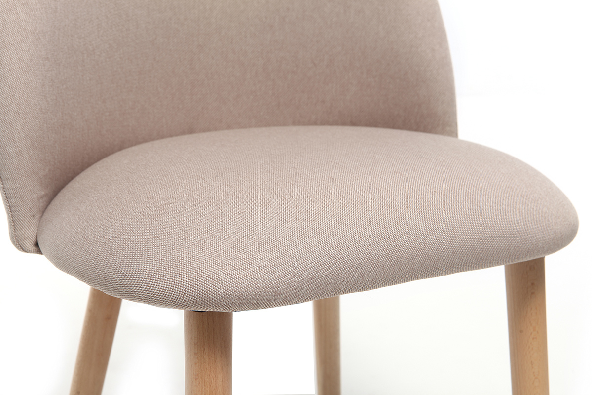 Chaise scandinave naturel et bois CELESTE