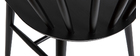 Chaises à barreaux noir mat (lot de 2) DARIA