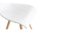 Chaises design bois et blanc (lot de 2) BALTIK