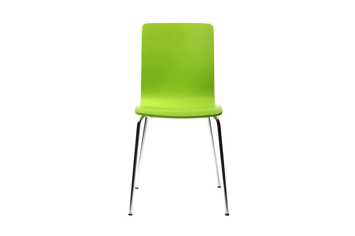Chaises design cuisine vert pomme (lot de 2) NELLY