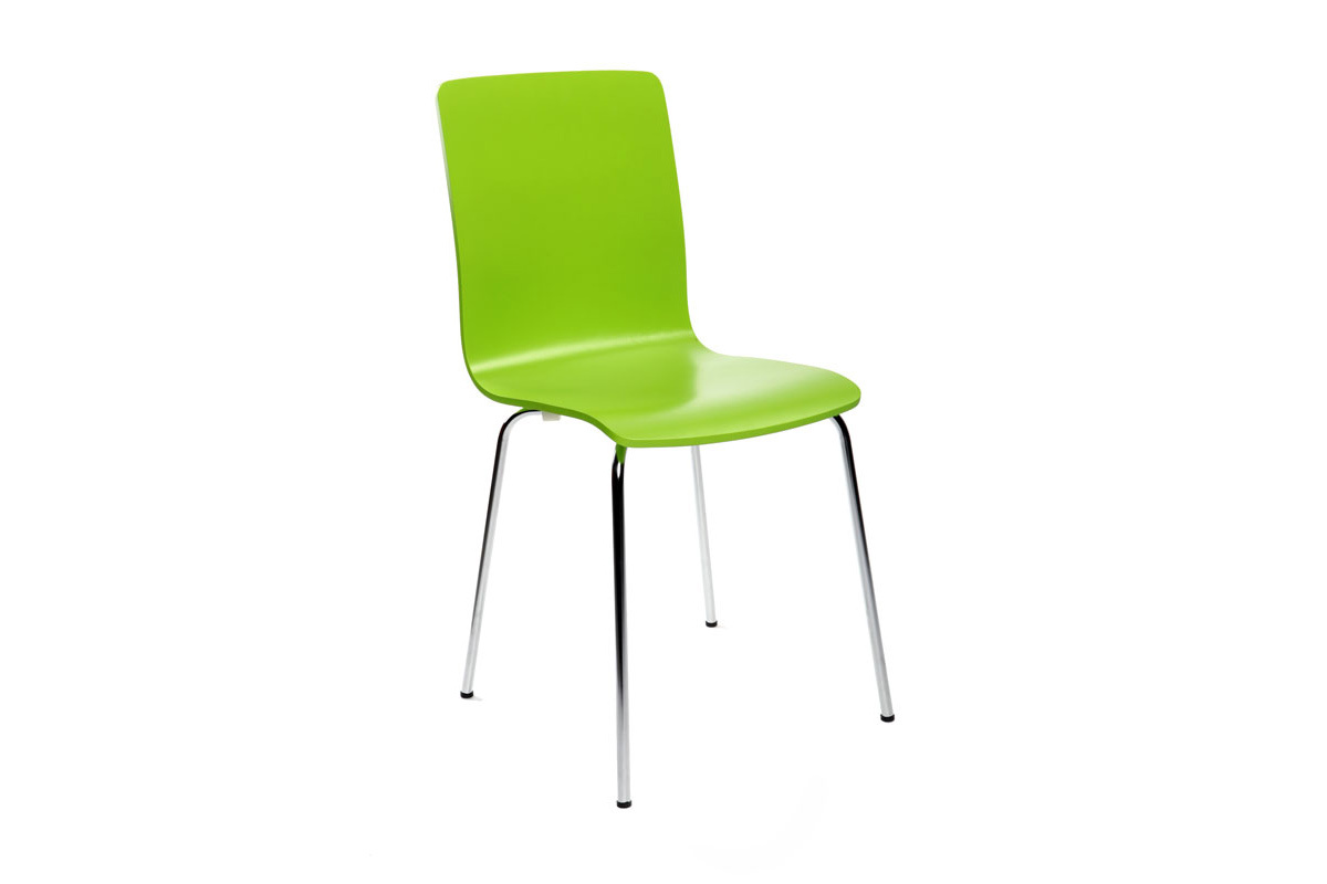 Chaises design cuisine vert pomme (lot de 2) NELLY