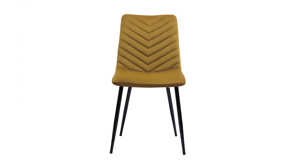 Banc GUESTA Miliboo En Velours Bronze Et Métal Noir - 96 Cm - Design Rétro Et Cosy Pour L'entrée, Le Salon Ou La Chambre