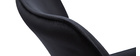 Chaises design en tissu velours noir et métal (lot de 2) BLAZE