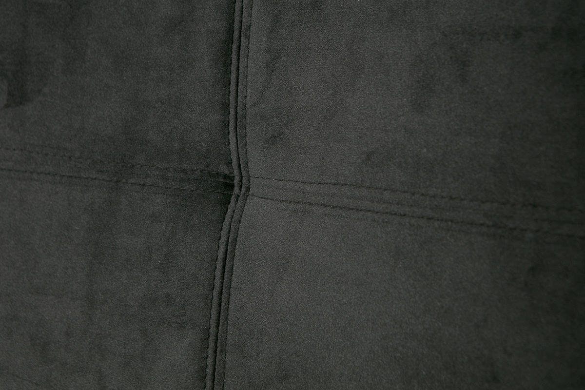 Chaises design en velours noir (lot de 2) GAB