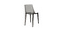 Chaises design grises fumées empilables intérieur / extérieur (lot de 2) YZEL