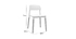 Chaises design scandinave blanches (lot de 2) GILDA
