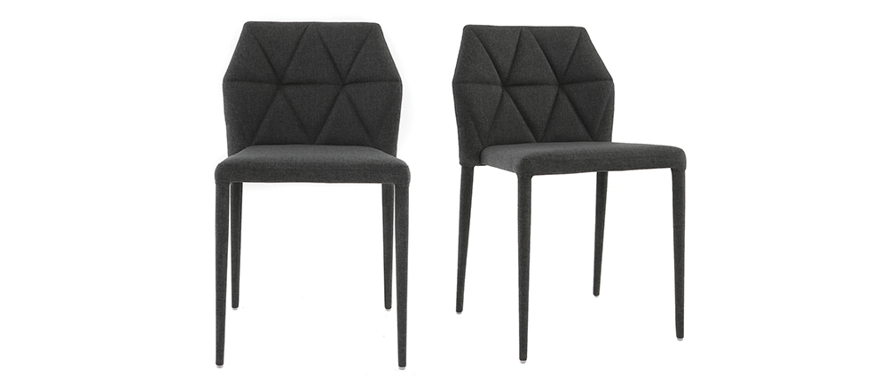 Lot De 2 Chaises Empilables Calisto - Assise Bois, Piètement Métal, Neuves