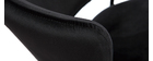 Chaises en velours et métal noirs (lot de 2) FELIZ