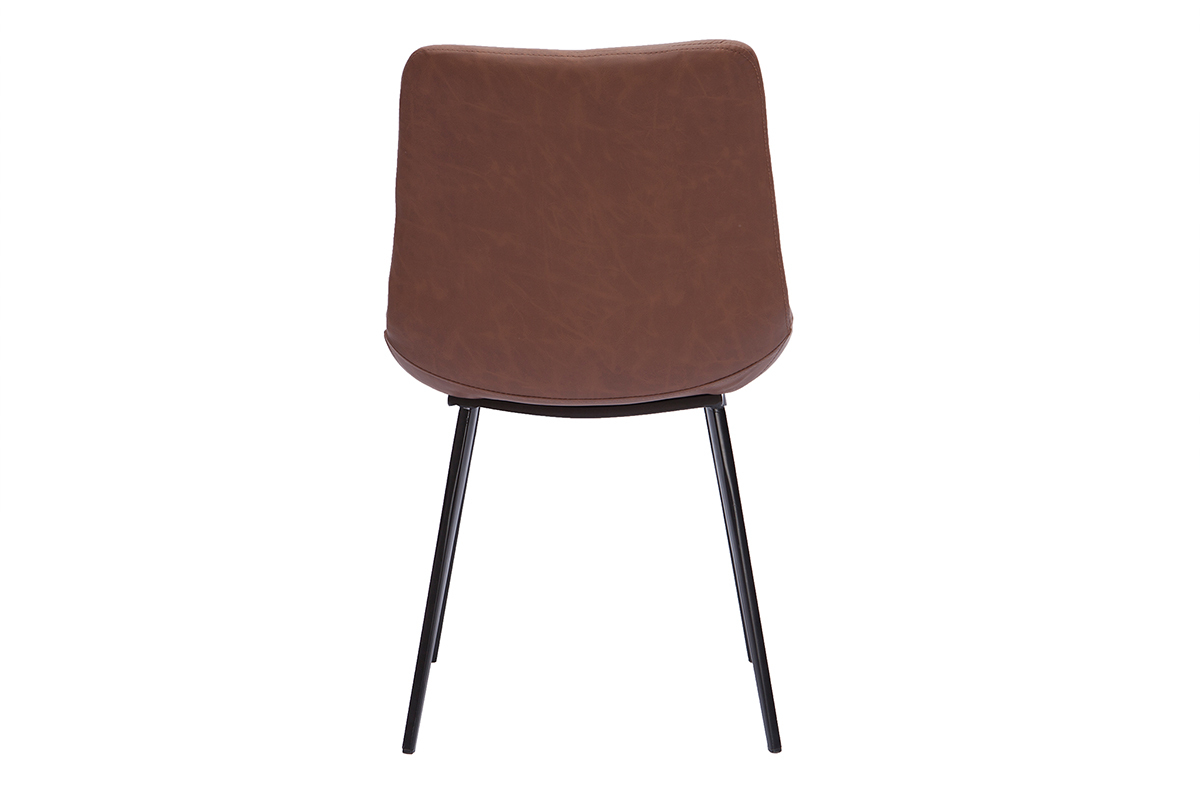 Chaises vintage marron (lot de 2) RIOT