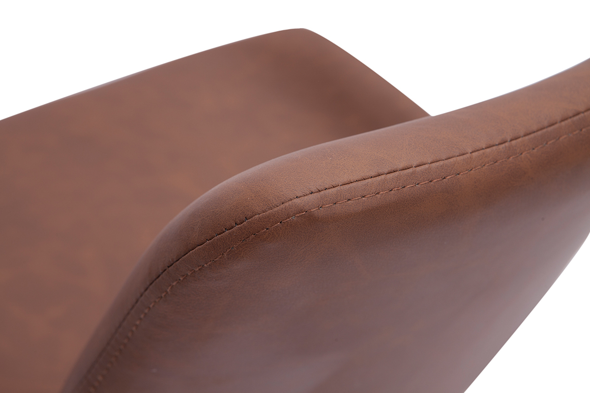 Chaises vintage marron (lot de 2) RIOT