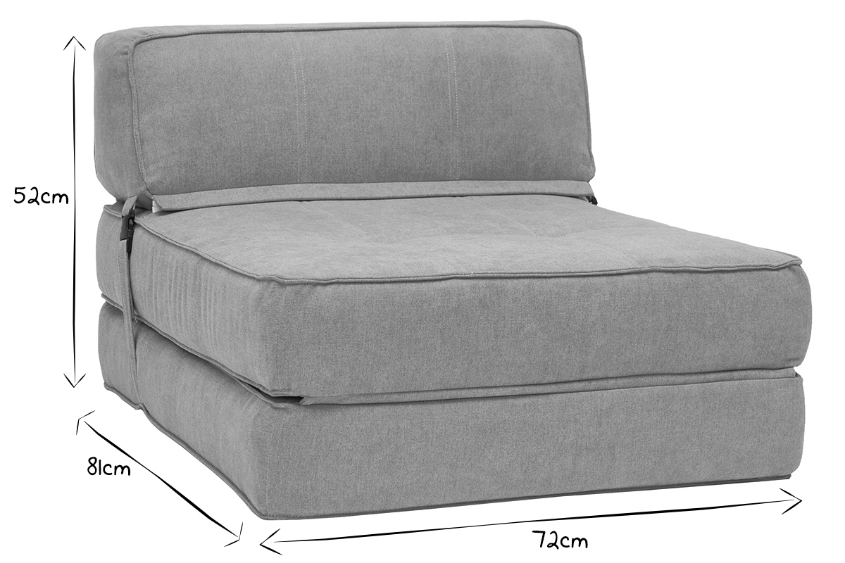 Chauffeuse convertible design effet velours moutarde KATY