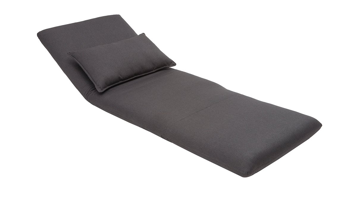 Chauffeuse convertible design gris anthracite SLEEPER