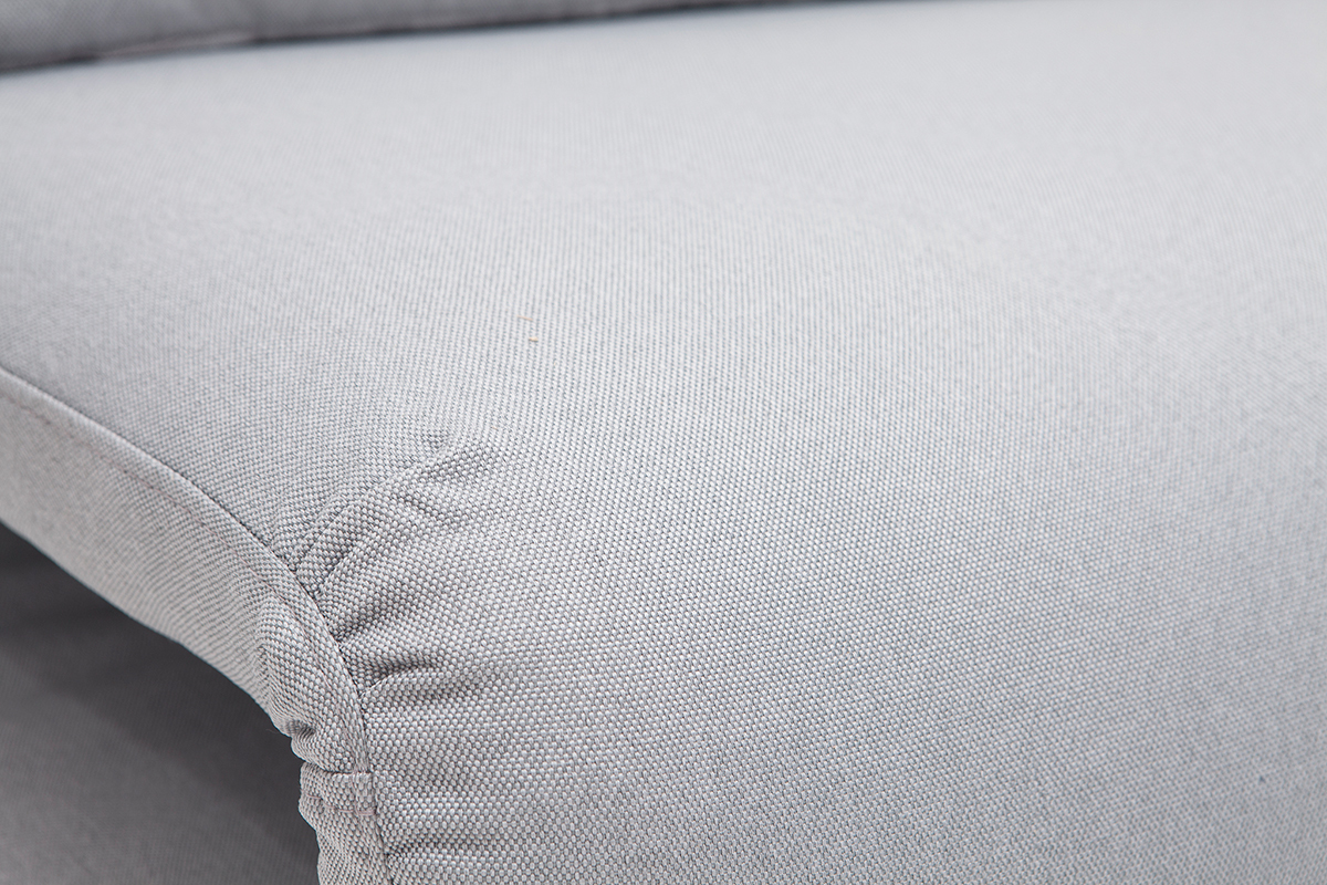 Chauffeuse convertible design gris clair 2 places SLEEPER