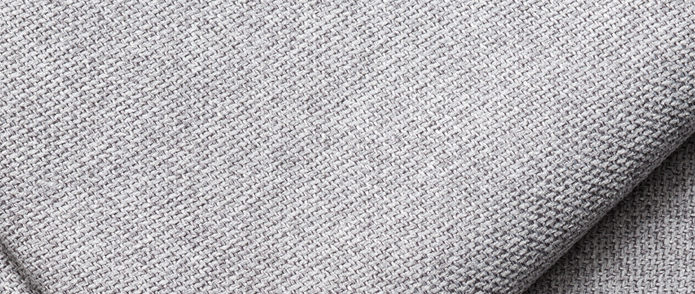 Chauffeuse design en tissu gris clair PLURIEL