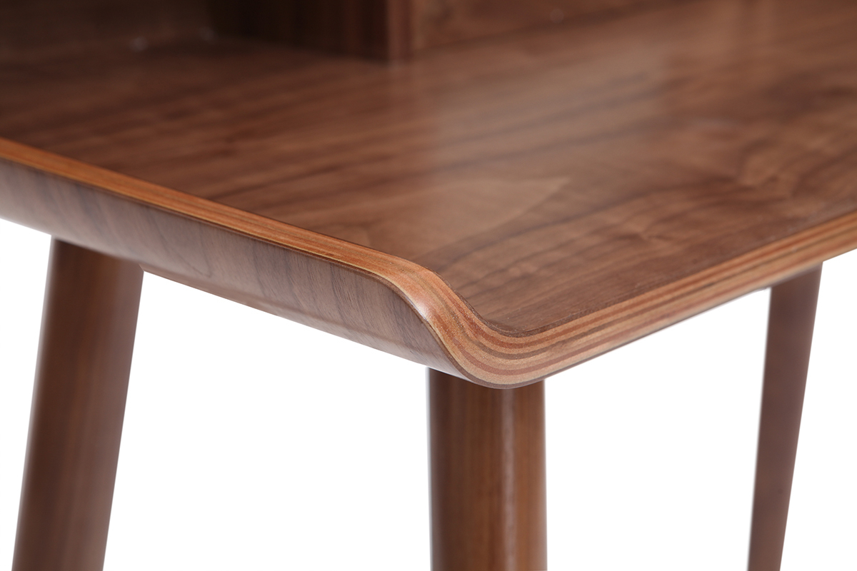 Coiffeuse vintage bois noyer HALLEN