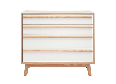 Commode 4 tiroirs design scandinave HELIA