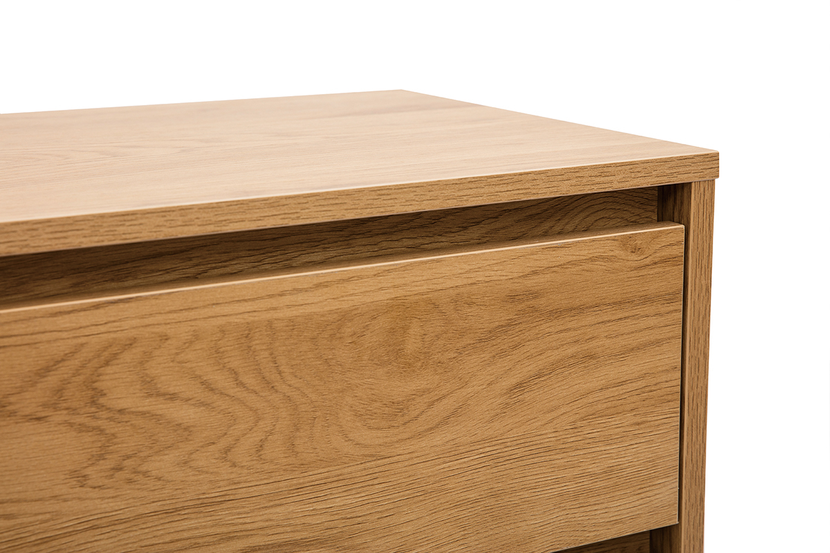 Commode 4 tiroirs en bois massif fabiquée en France